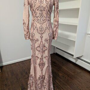 Betsy & Adam Embellished Pink Dress Sz 2